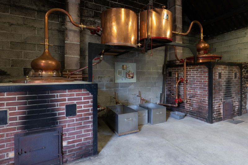 Destillation von Calvados