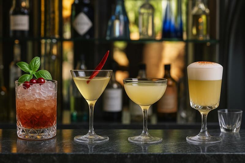 Mezcal-Cocktails und Drinks