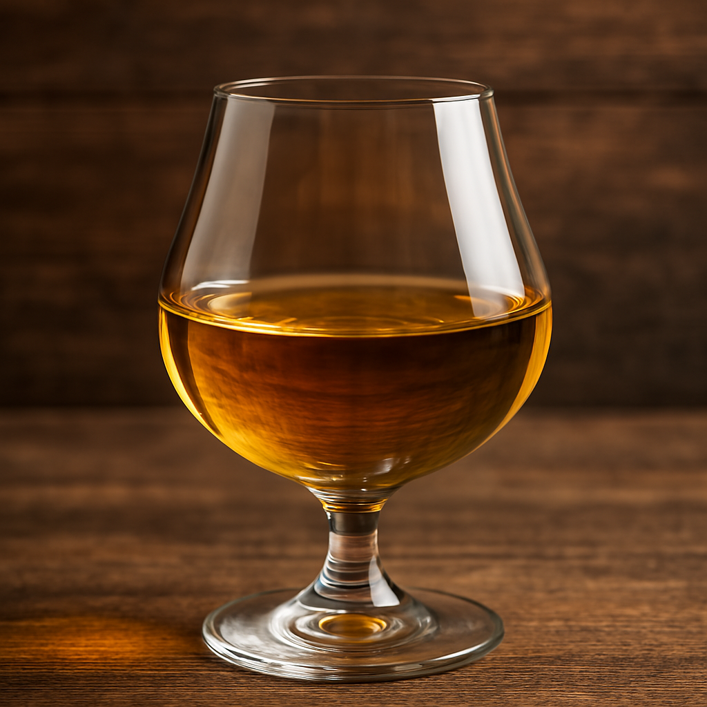 Tequila in bauchigem Glas