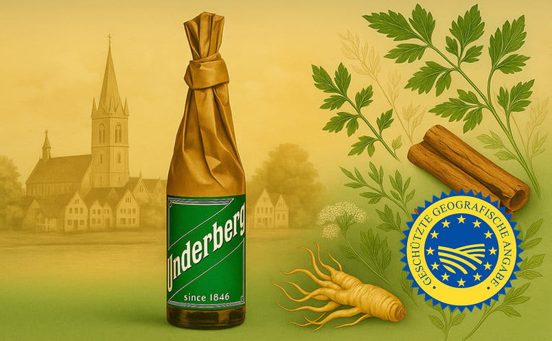 Rheinberger Kräuter– Spirituose mit geografischer Angabe