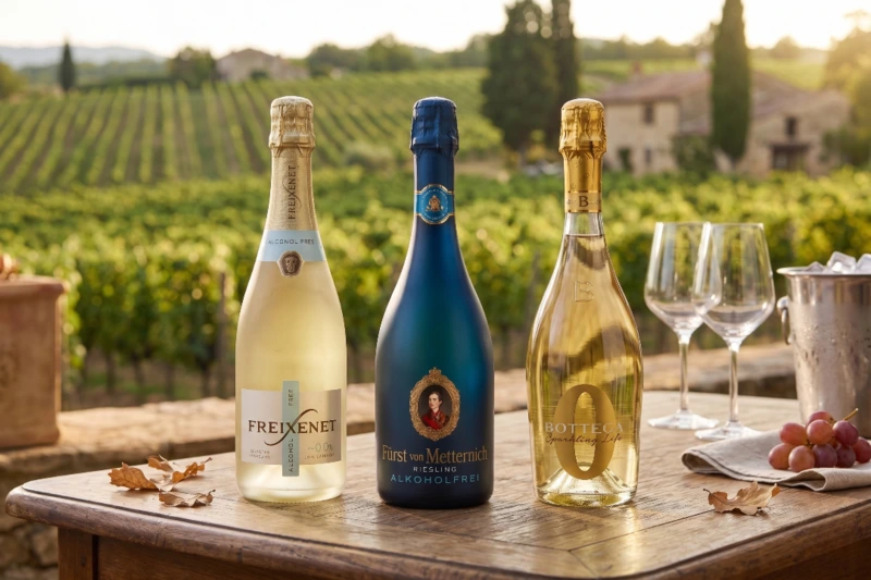 Alkoholfreie Sekt-Alternativen: Die Top 3 für prickelnden Genuss ohne Reue