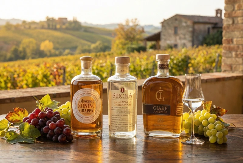 Grappa Sortenrein oder Cuvée? Der große Geschmacks-Vergleich (Moscato, Amarone & Co.)