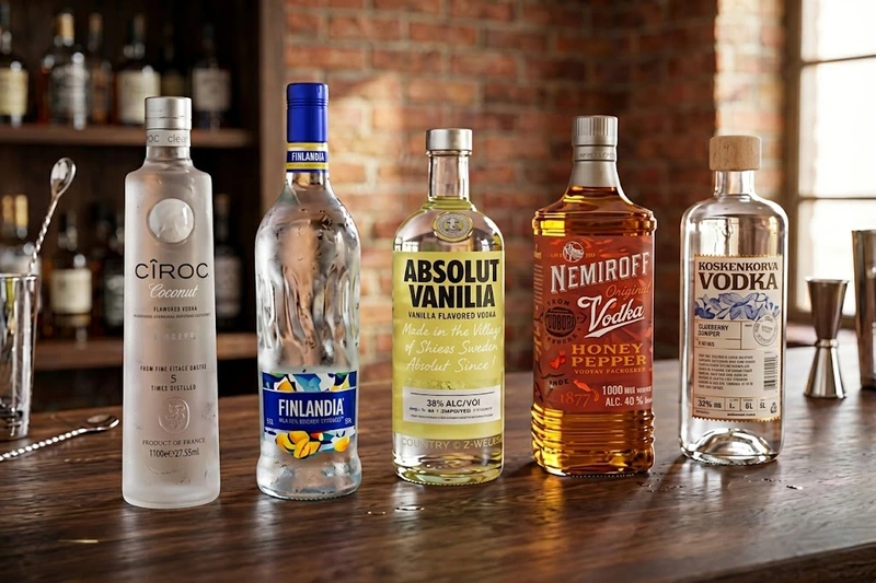 Flavoured Vodka: Die Top 5 aromatisierten Vodkas im Vergleich