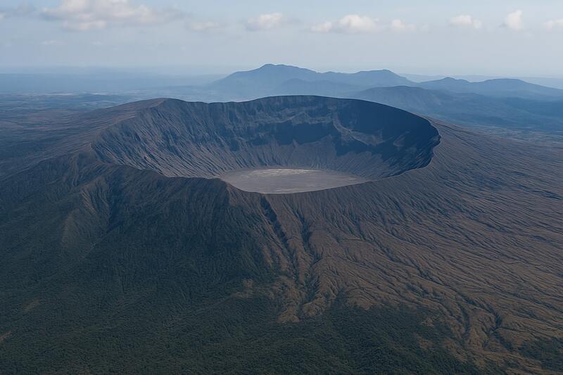 Tambora Vulkan Caldera