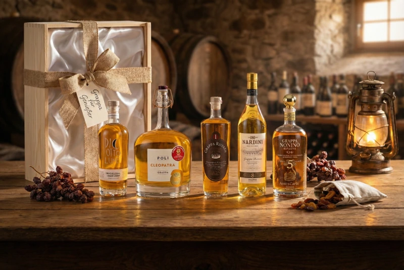 Grappa als Geschenk: Besondere Flaschen und edle Designs für Genießer