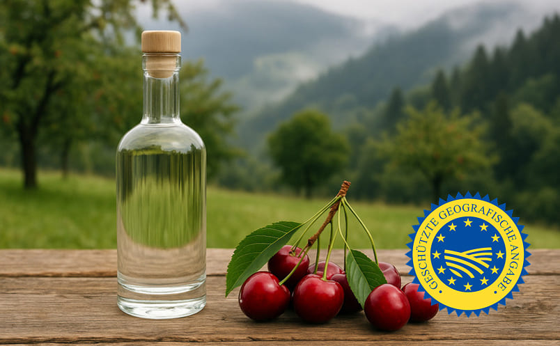 Schwarzwälder Kirschwasser – Spirituose mit geografischer Angabe